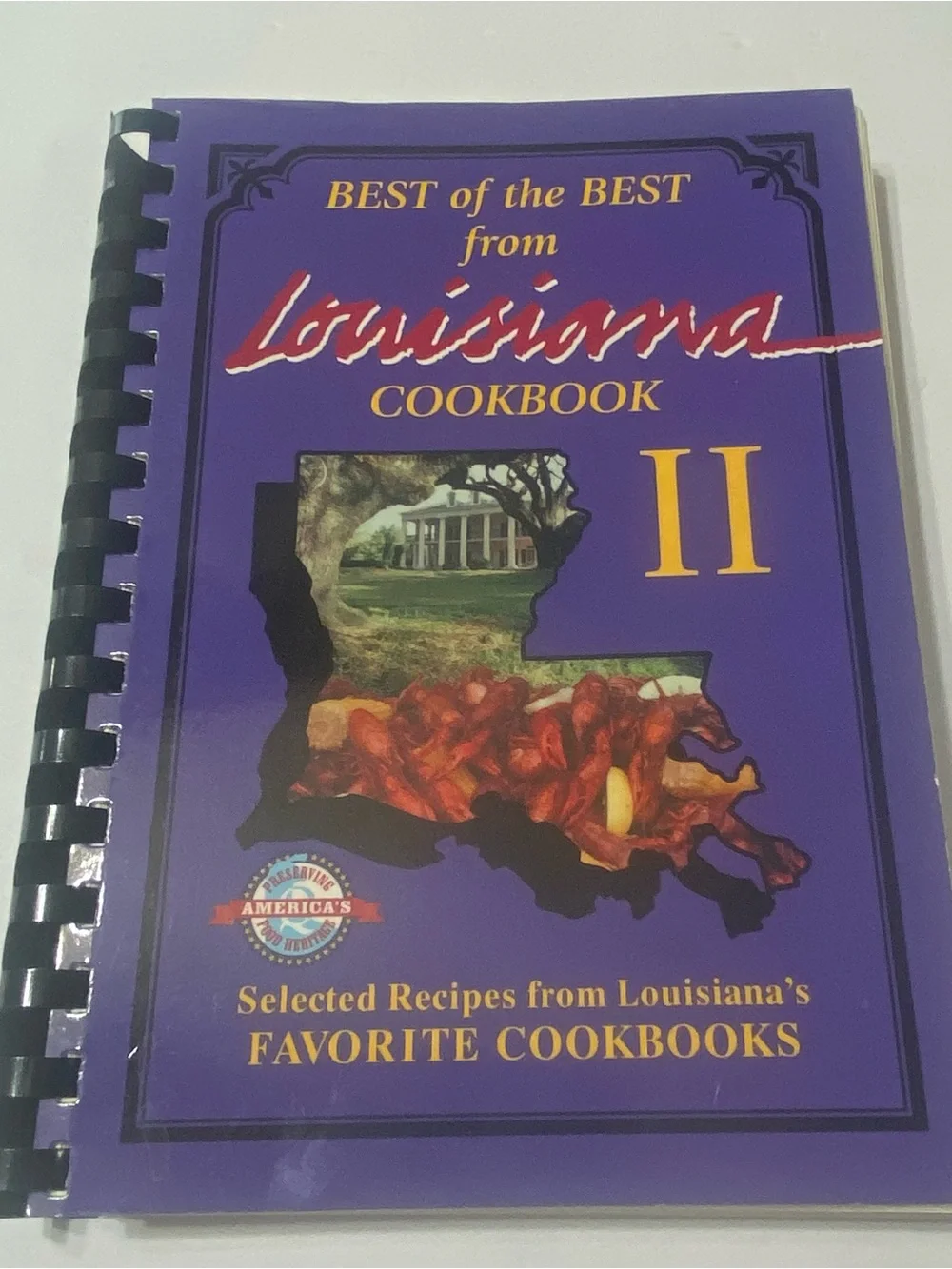 Best of the Best from Louisiana II Cookbook 1998 Cajun Creole Southern Recipes